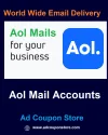 Buy 200 New AOL Mail Accounts – 100% Phone Verified &amp; Fresh