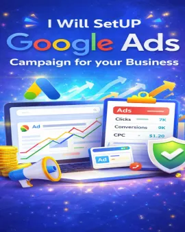 I Will SetUP Google ads Compaign for your Business