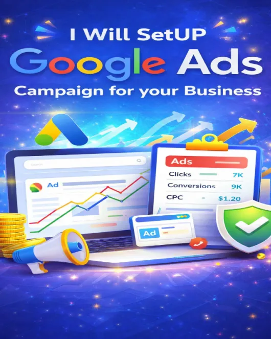 I Will SetUP Google ads Compaign for your Business