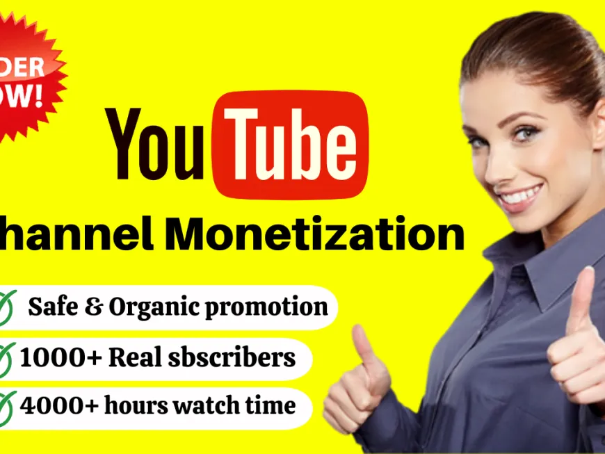 Buy YouTube Monetized Channel & Watch Time Services