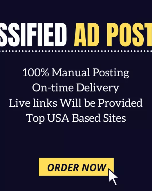 I Will Post Your Ads on 30 Top Rated Classified Websites