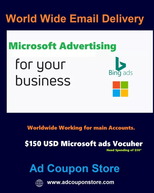 $150 USD Microsoft Ads Coupon (Need 50 USD Spending)