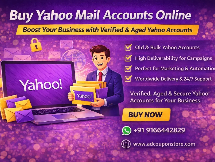 Buy PVA Yahoo Mail Accounts Online - Boost Your Business with Verified & Aged Yahoo Accounts