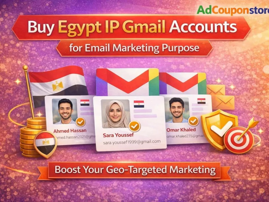 Buy Egypt IP Gmail Accounts in 2026 – Boost Your Geo-Targeted Marketing