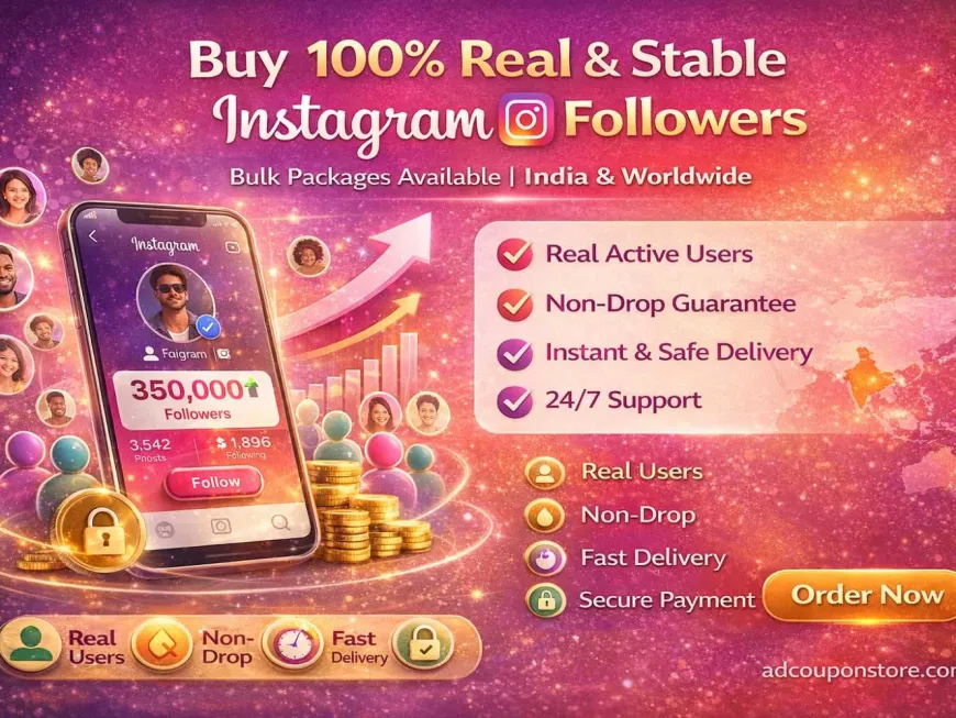 Buy 100% Real & Stable Instagram Followers in Bulk from India & Worldwide