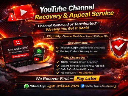 YouTube Channel Suspended? Complete Recovery Guide (2026)