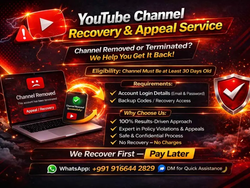 YouTube Channel Suspended? Complete Recovery Guide (2026)