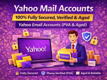 Buy Yahoo Mail Accounts – 100% Fully Secured, Verified & Aged Yahoo Email Accounts (PVA & Aged)