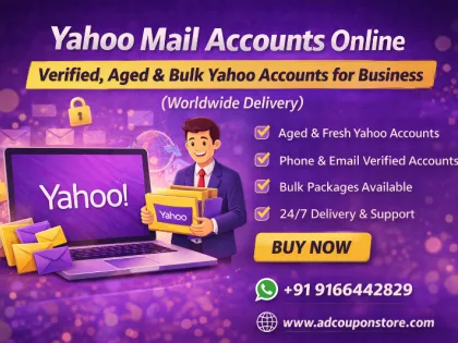 Buy Yahoo Mail Accounts Online – Verified, Aged & Bulk Yahoo Accounts for Business (Worldwide Delivery)