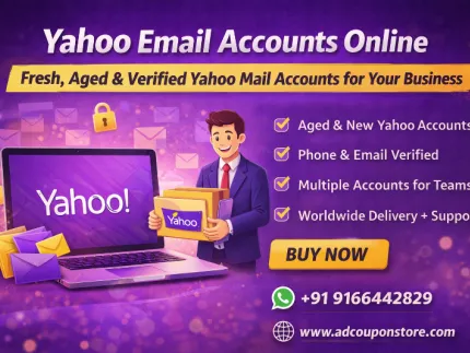 Buy Yahoo Email Accounts Online – Fresh, Aged & Verified Yahoo Mail Accounts for Business