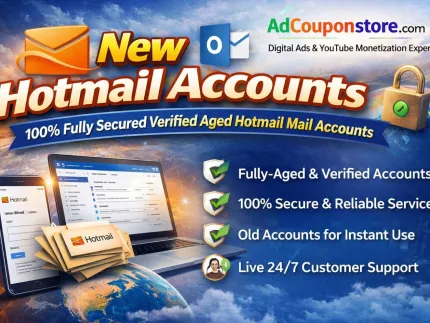 Buy Hotmail Accounts – 100% Fully Secured Verified Aged Hotmail Mail Accounts (PVA & Aged)