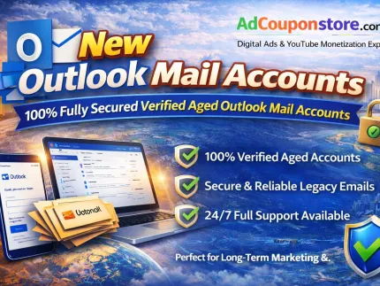 Buy Outlook Mail Accounts – 100% Fully Secured Verified Aged Outlook Mail Accounts (PVA & Aged)