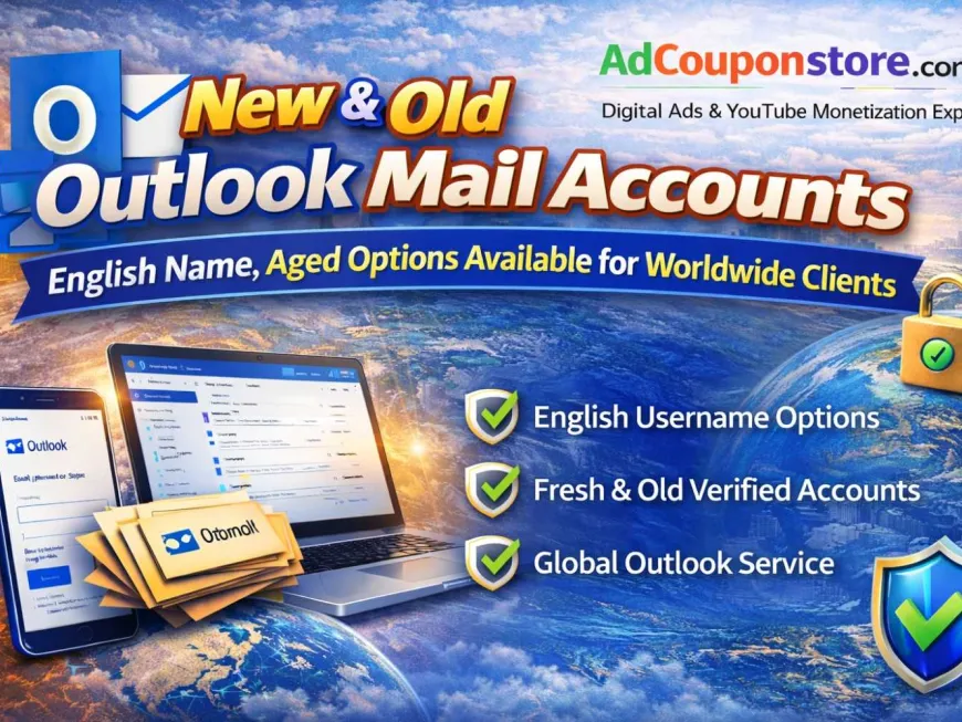 Buy New & Old Outlook Mail Accounts – English Name, Aged Options Available for Worldwide Clients