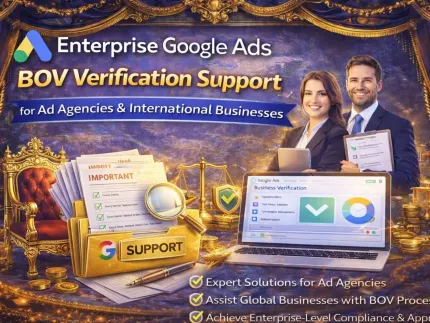 Enterprise Google Ads BOV Verification Support for Ad Agencies & International Businesses