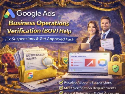 Google Ads Business Operations Verification (BOV) Help – Fix Suspensions & Get Approved Fast