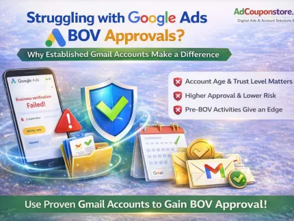 Struggling with Google Ads BOV Approvals? Why Established Gmail Accounts Make a Difference