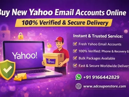 Buy New Yahoo Email Accounts Online – 100% Verified & Secure Delivery
