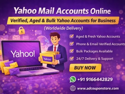 Buy Yahoo Mail Accounts Online – Verified, Aged & Bulk Yahoo Accounts for Business (Worldwide Delivery)