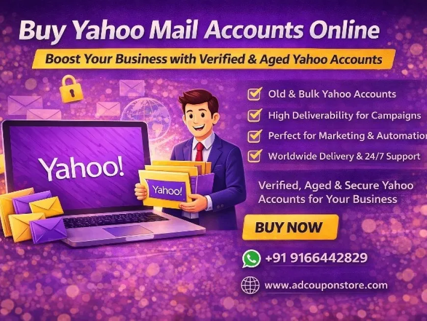 Buy PVA Yahoo Mail Accounts Online - Boost Your Business with Verified & Aged Yahoo Accounts