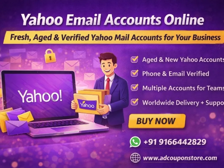 Buy Yahoo Email Accounts Online – Fresh, Aged & Verified Yahoo Mail Accounts for Business