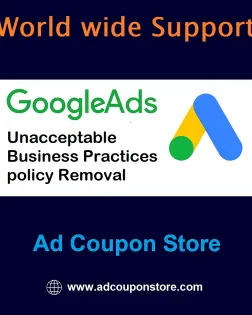 Google Ads Unacceptable Business Practices Policy Removal Service