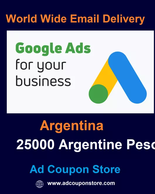 25000 ARS Google Ads Coupon Argentina