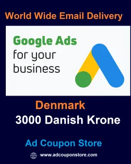 3000 DKK Google Ads Coupon Denmark -For New Accounts