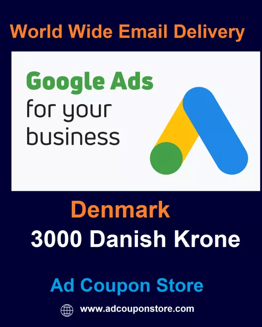 3000 DKK Google Ads Coupon Denmark
