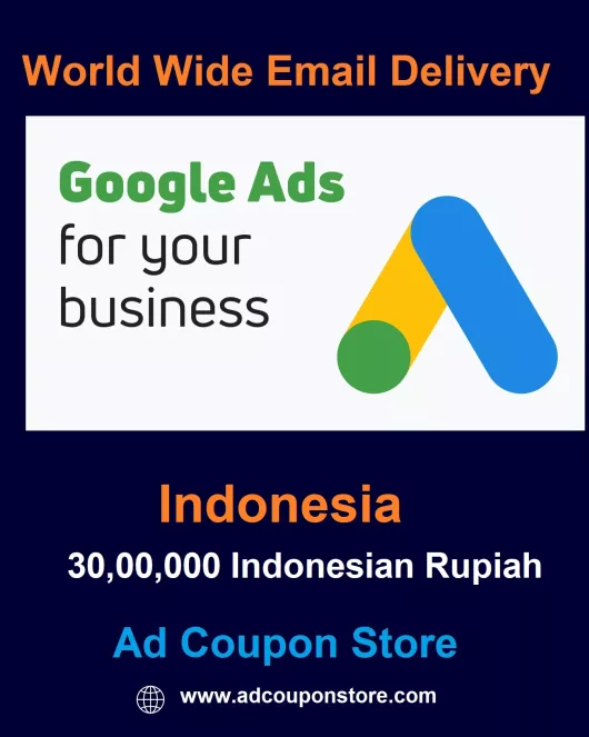 Rp 3,000,000 Google Ads Coupon Indonesia