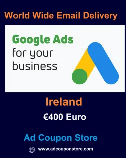 €400 Euro Google Ads coupon Ireland- For New Account Only