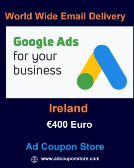 €400 Euro Google Ads coupon Ireland- For New Account Only