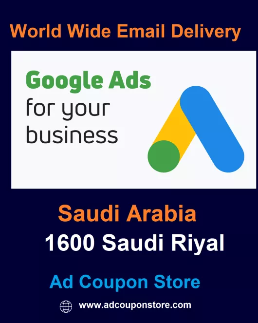 1600 SAR Google Ads Coupon Saudi Arabia