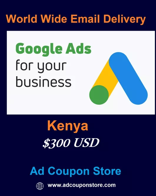 $300 USD Google ads coupon Kenya