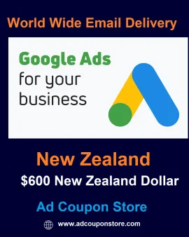$600 Google Ads Coupon New Zealand -For New Accounts