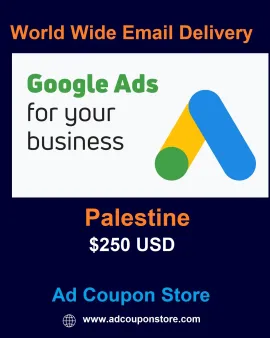 $250 USD google ads coupon Palestine -For New Accounts