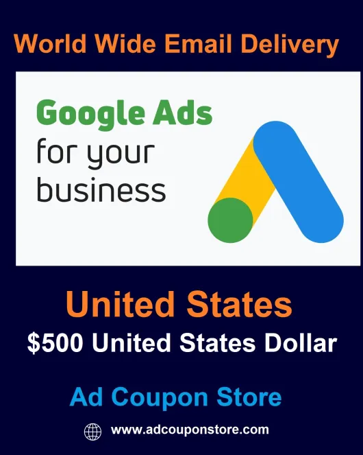 $500 Google Ads Coupon United States