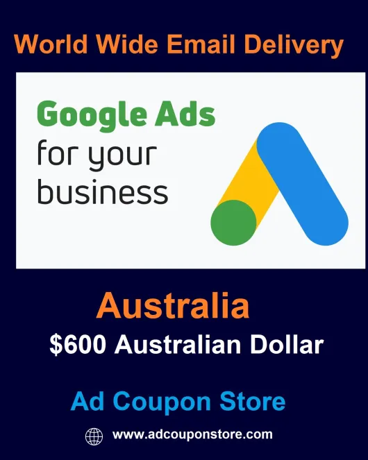 $600 AUD Google Ads Coupon Australia