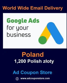 1200 PLN Google Ads Voucher Poland -For New Accounts