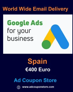 €‎400 Euro Google Ads coupon Spain- For New Account Only