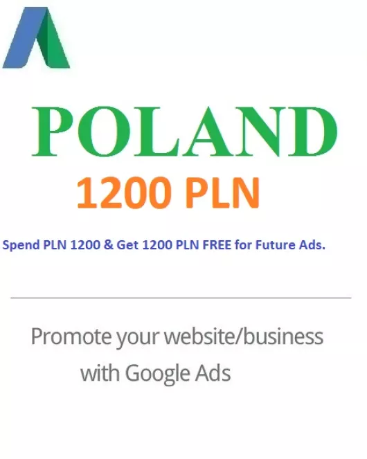 1200 PLN Google Ads coupon Poland