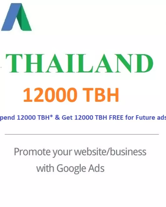12000 THB Google Ads coupon Thailand