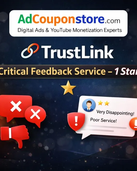 TrustLink Critical Feedback Service – 1 Star (1 Review)