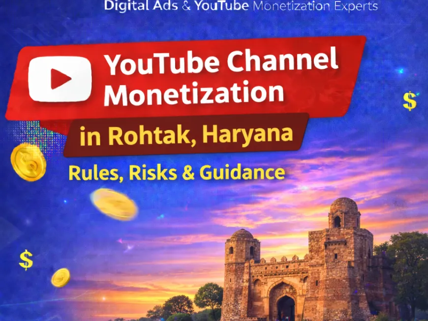 YouTube Monetization in Rohtak, Haryana – Buy a Monetized YouTube Channel & Start Earning Instantly