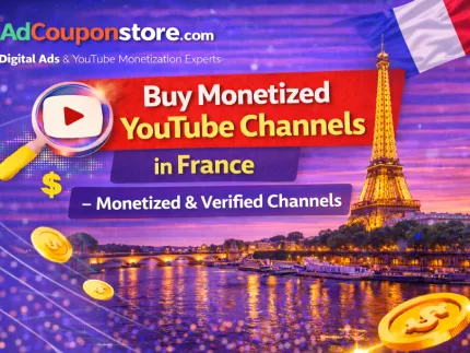 Buy Monetized YouTube Channels in France – Monetized & Verified Channels