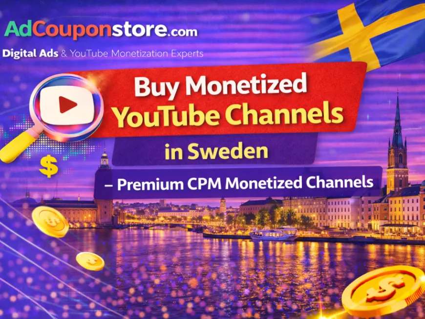 Buy Monetized YouTube Channels in Sweden – Premium CPM Monetized Channels