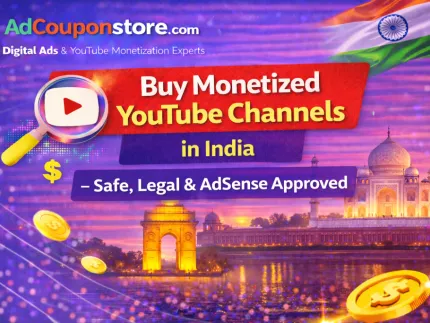 Buy Monetized YouTube Channels in India – Safe, Legal & AdSense Approved