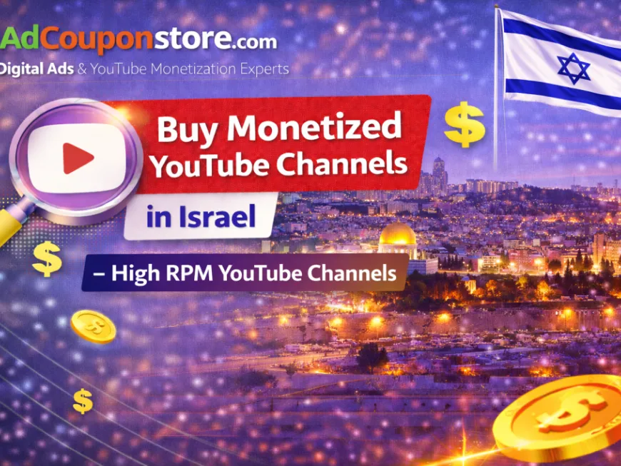 Buy Monetized YouTube Channels in Israel – High RPM YouTube Channels