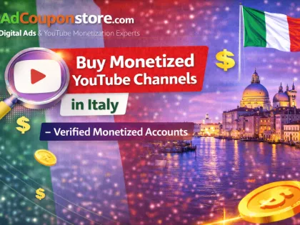 Buy Monetized YouTube Channels in Italy – Verified Monetized Accounts