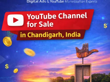 YouTube Channel Sale in Chandigarh – Buy a Monetized YouTube Channel & Start Earning Instantly