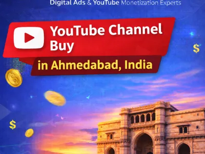 YouTube Channel Sale in Ahmedabad – Buy a Monetized YouTube Channel & Start Earning Instantly